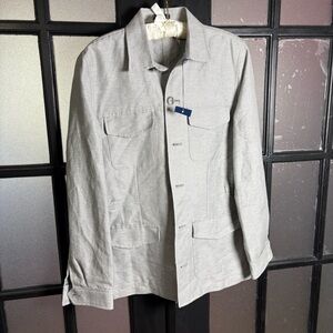 Stafford Mens Gray Casual field Jacket Workwear Utility Coat